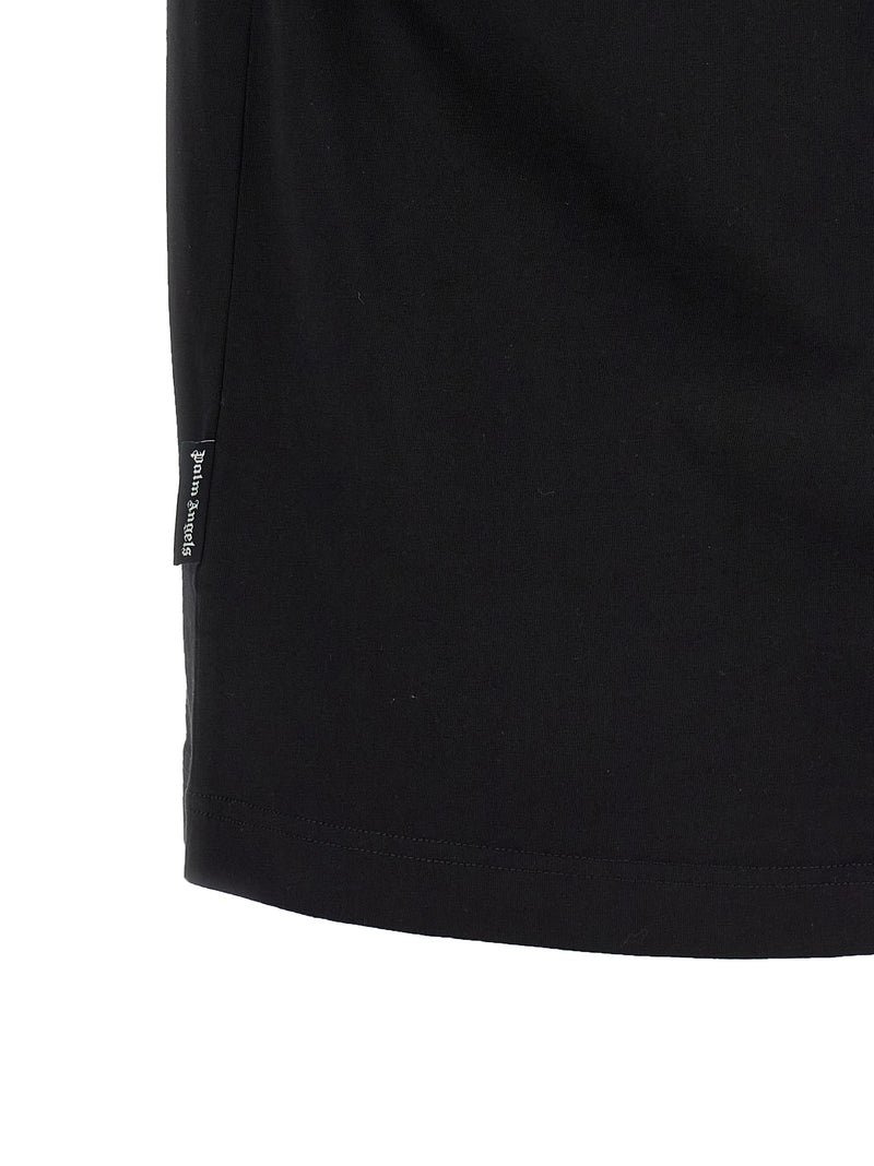 Palm Angels Black Cotton T-Shirt