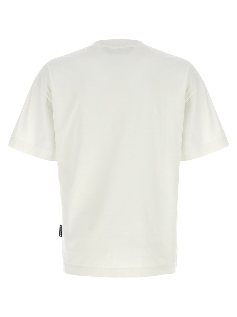 Palm Angels White Cotton T-Shirt