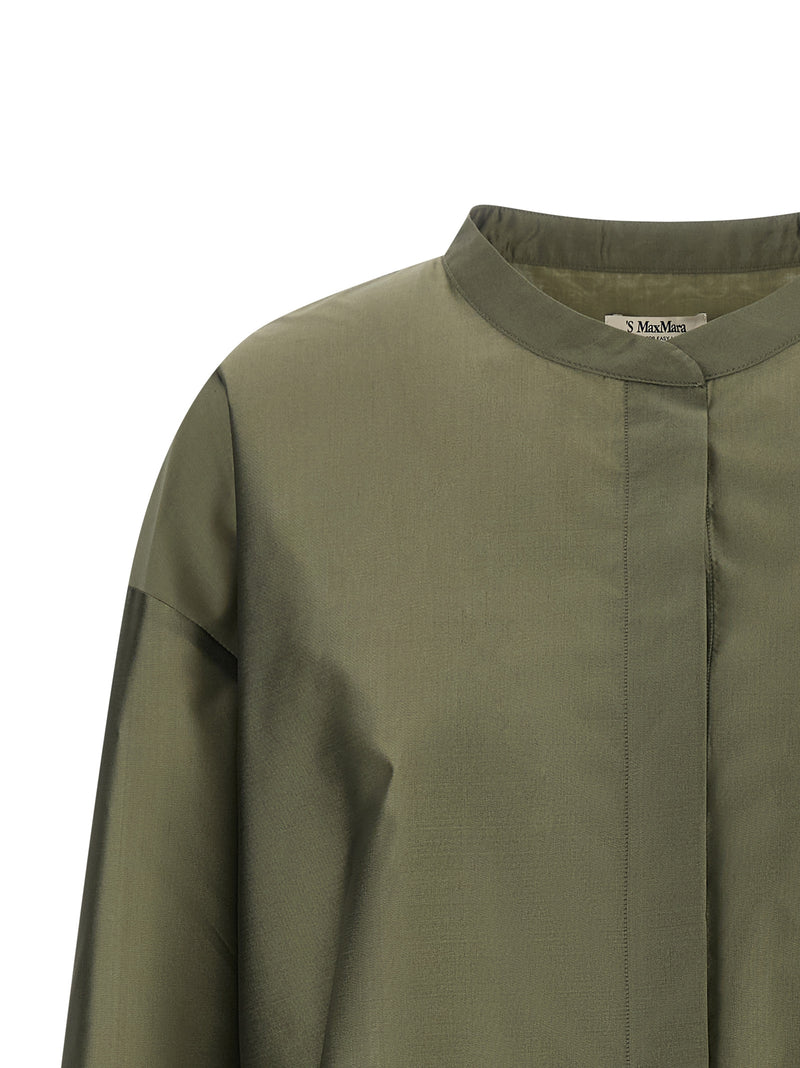 'S Max Mara Bicolor Polyester Blouse