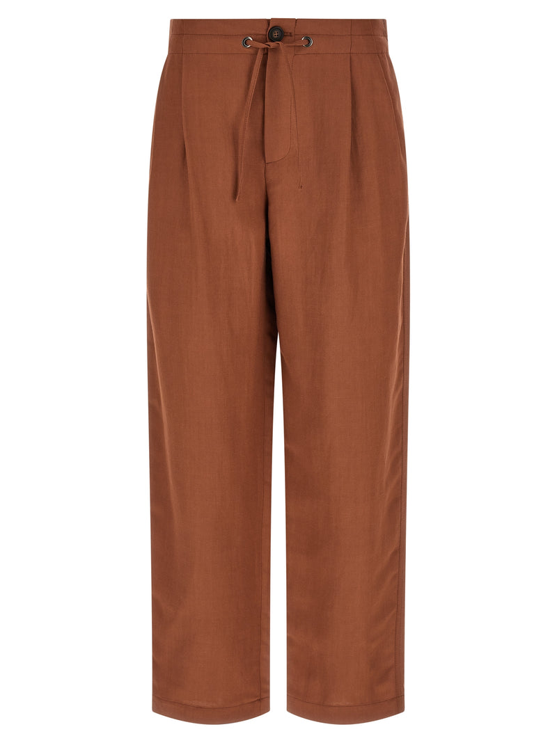 Brunello Cucinelli Multicolor Viscose Casual Pants