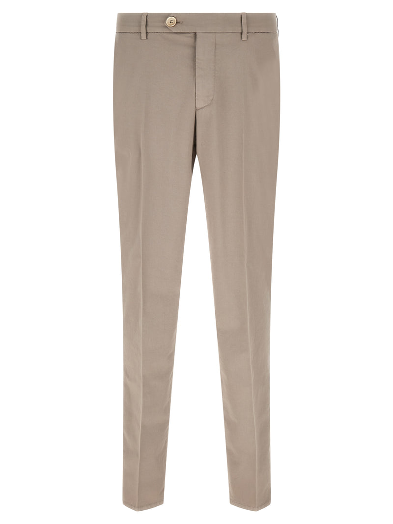 Brunello Cucinelli Beige Cotton Casual Pants
