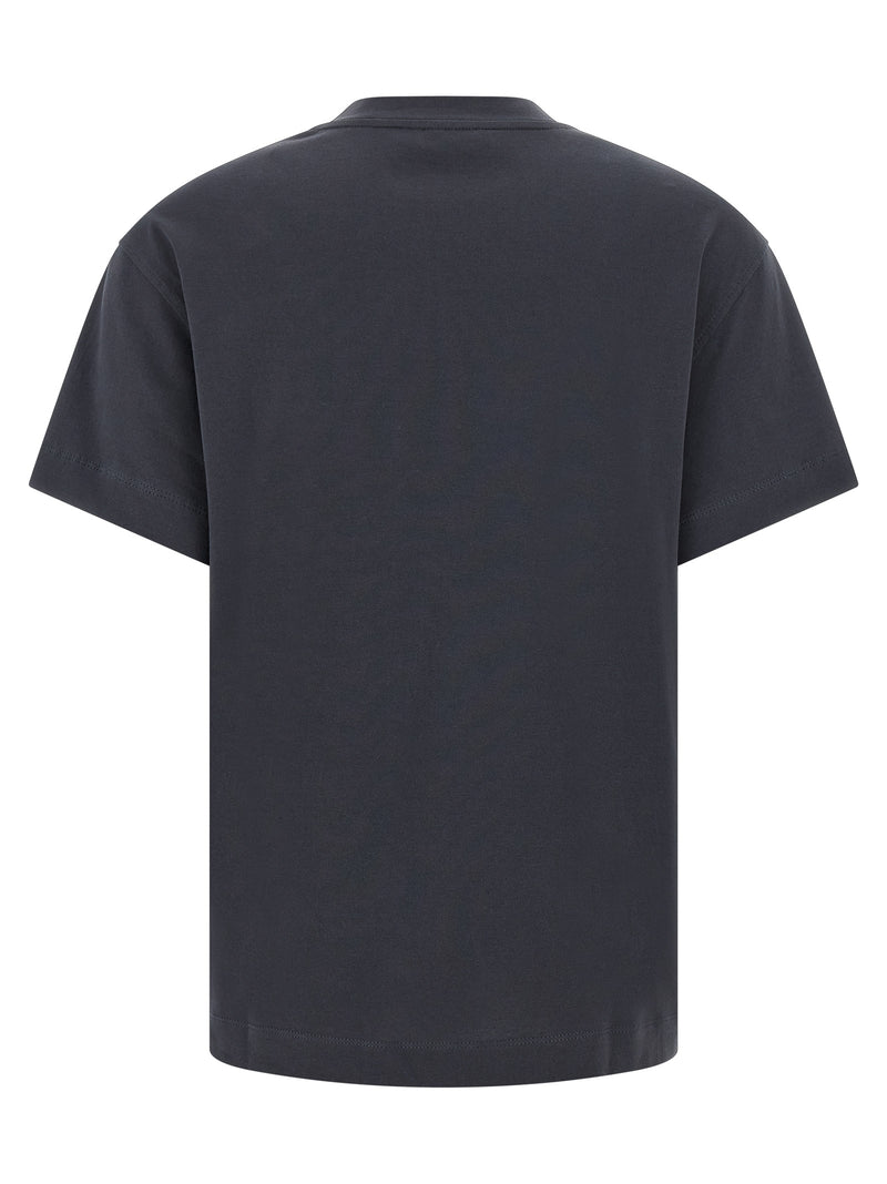 Brunello Cucinelli Blue Cotton T-Shirt