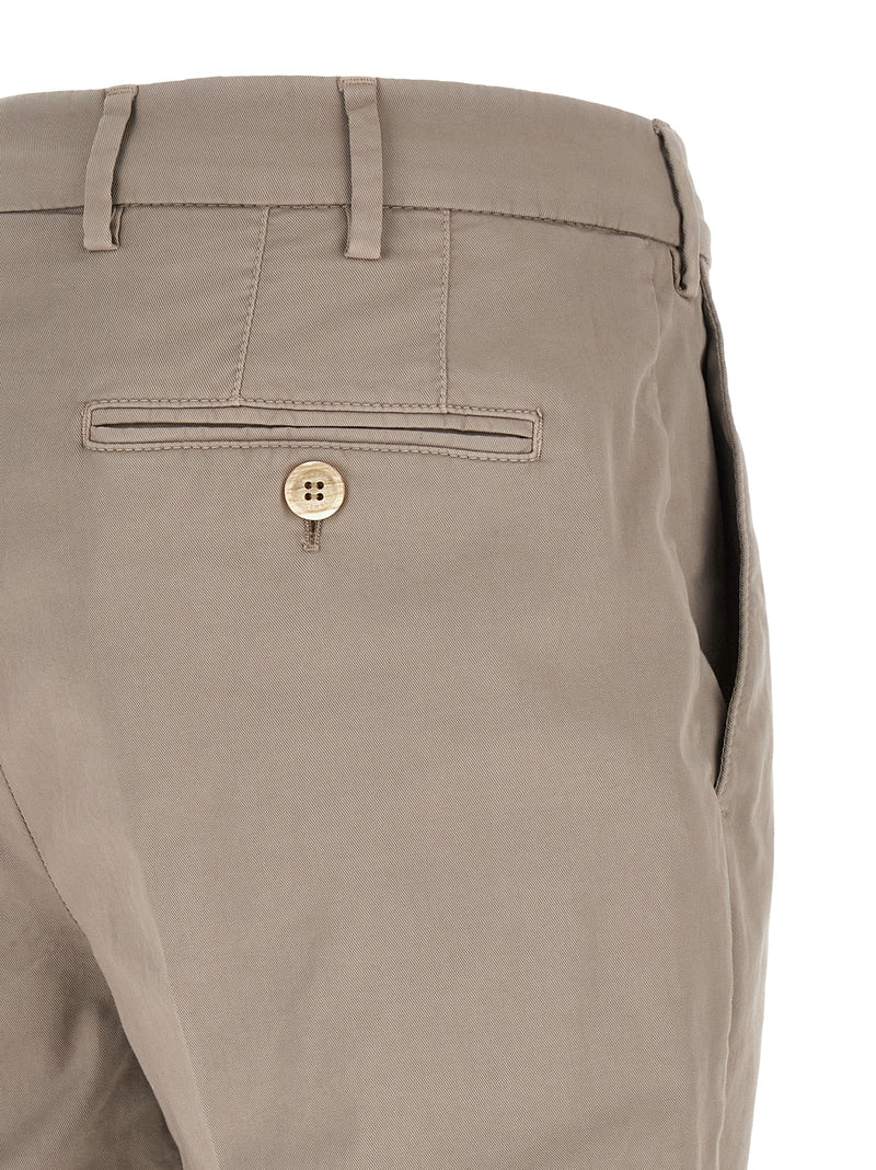 Brunello Cucinelli Beige Cotton Casual Pants