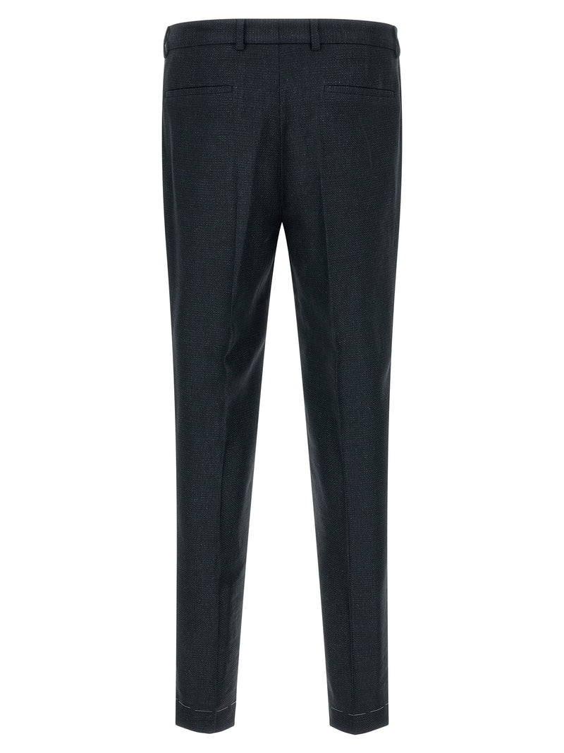 Brunello Cucinelli Blue Silk Two-Piece Suit