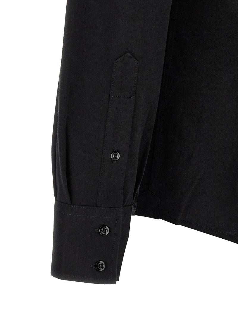 Brunello Cucinelli Black Cotton Blouse
