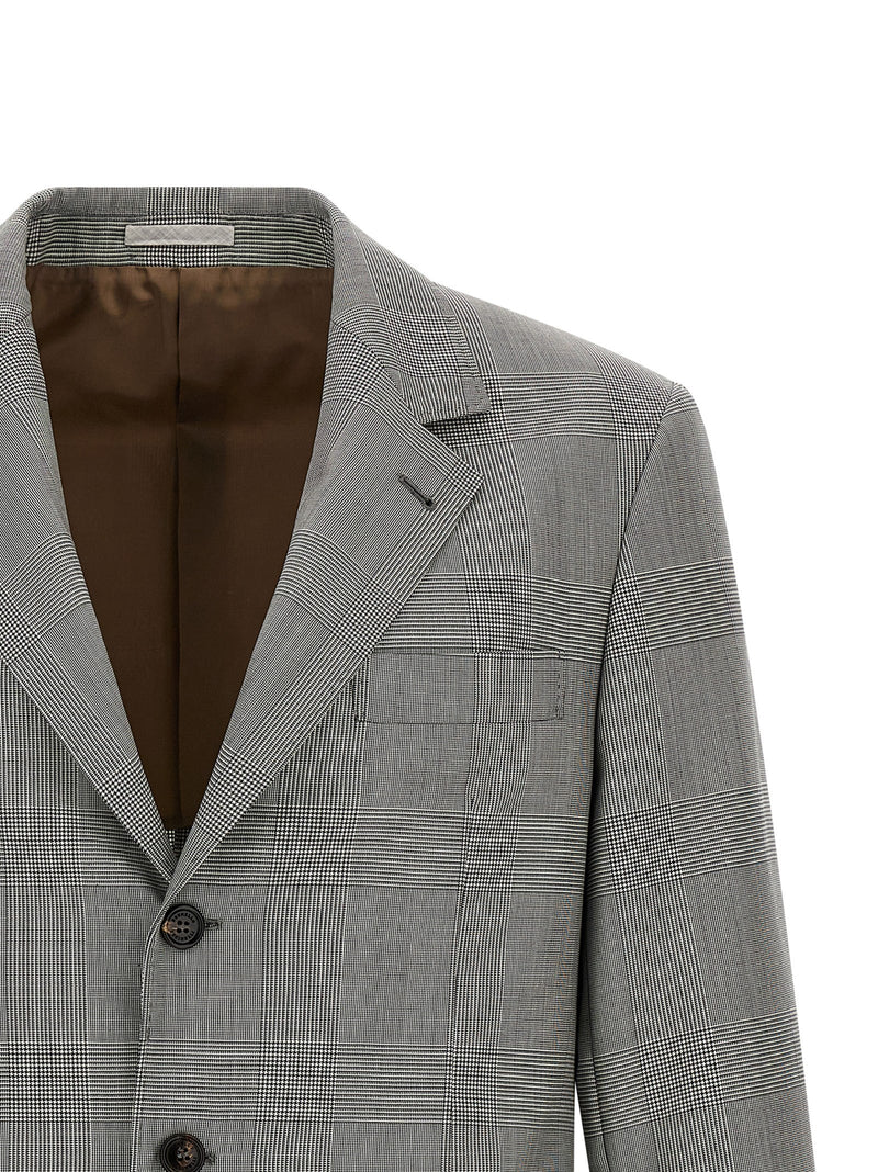 Brunello Cucinelli Gray Virgin Wool Blazer