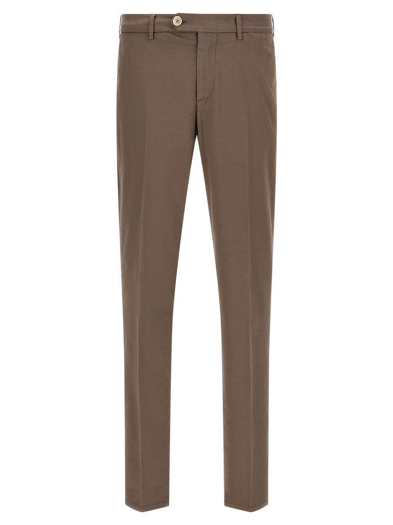 Brunello Cucinelli Beige Cotton Casual Pants