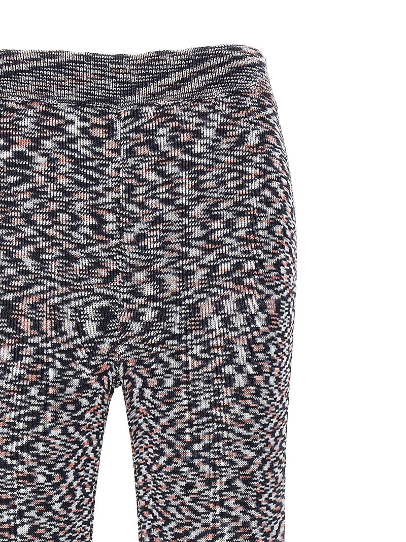 Pantalon évasé multicolore en viscose Missoni