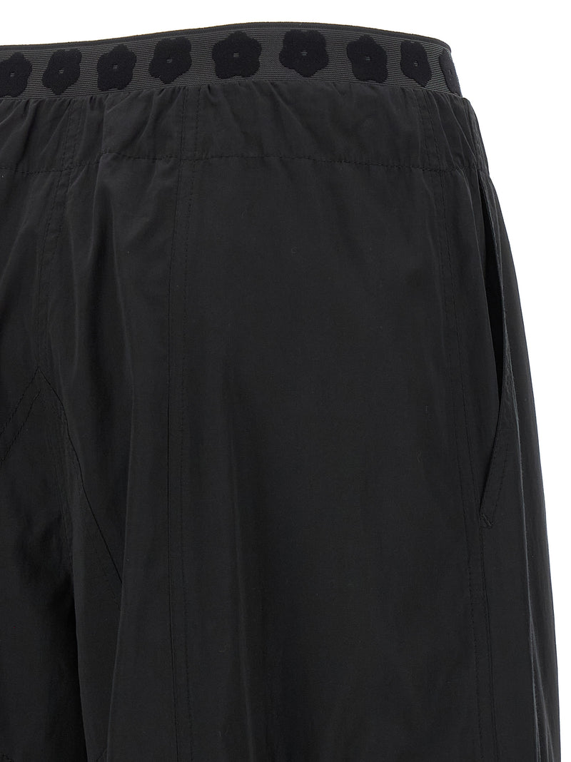 Kenzo Black Polyester Cargo Pants