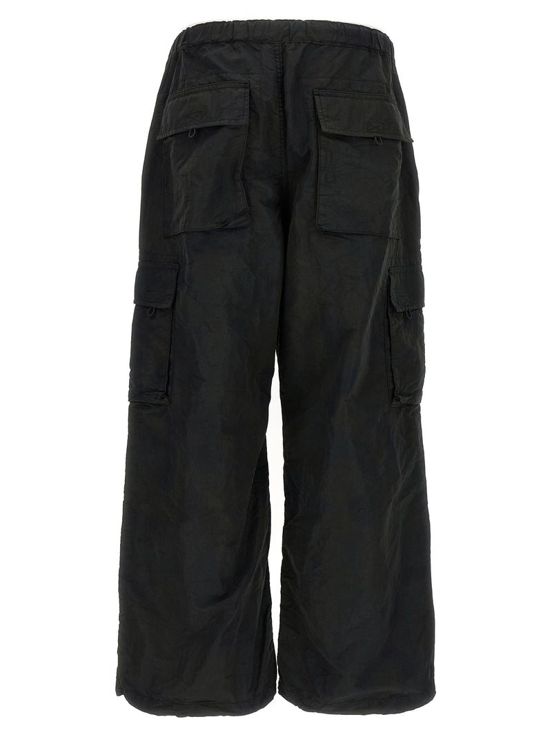 Comme Des Garçons Black Nylon Cargo Pants