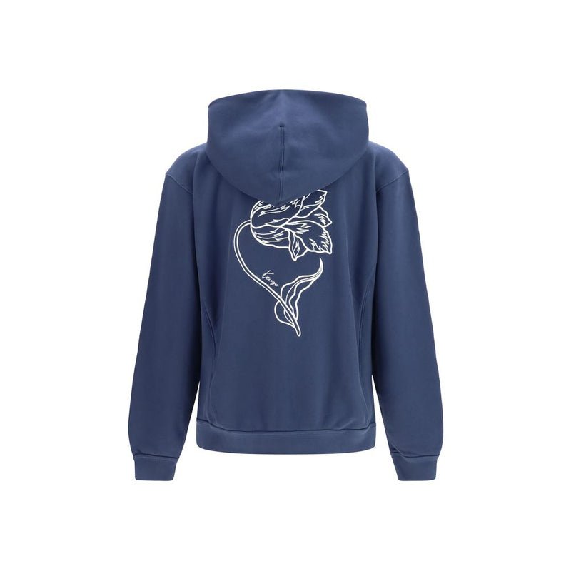Kenzo Blue Cotton Sweatshirt