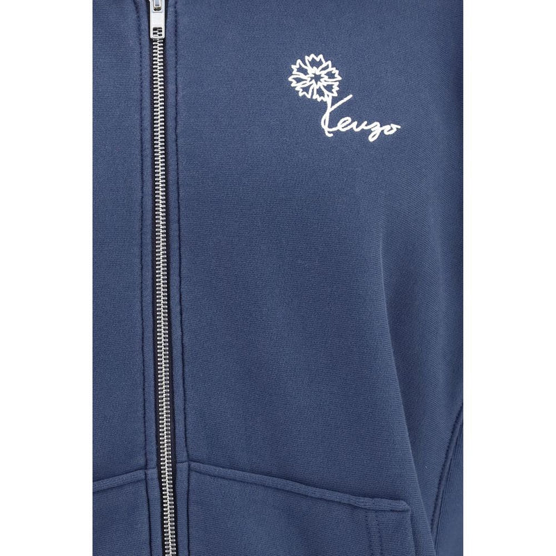 Kenzo Blue Cotton Sweatshirt