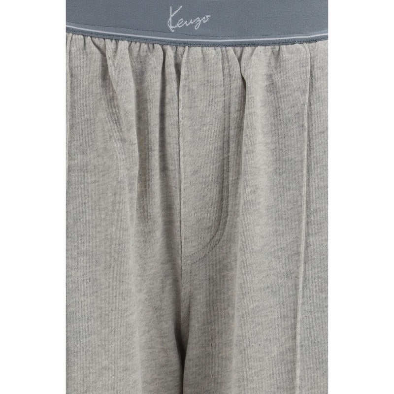 Kenzo Gray Cotton Joggers (Workout Pants)