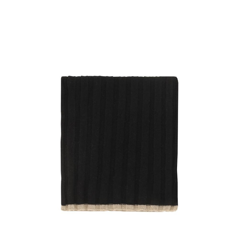 Brunello Cucinelli Black Cashmere Scarf
