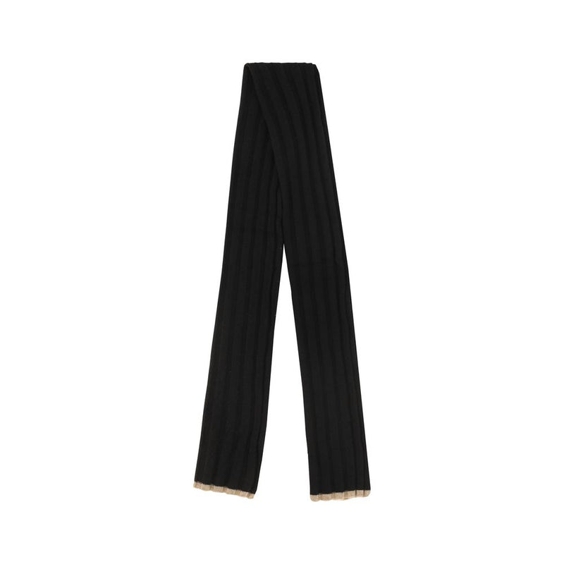 Brunello Cucinelli Black Cashmere Scarf