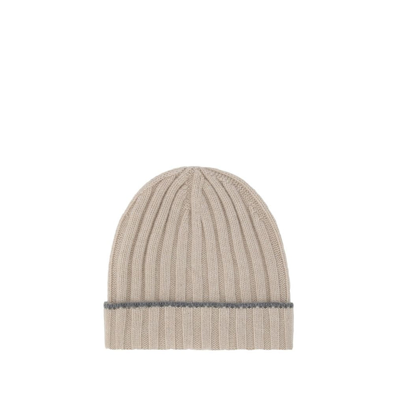 Brunello Cucinelli Beige Cashmere Beanie