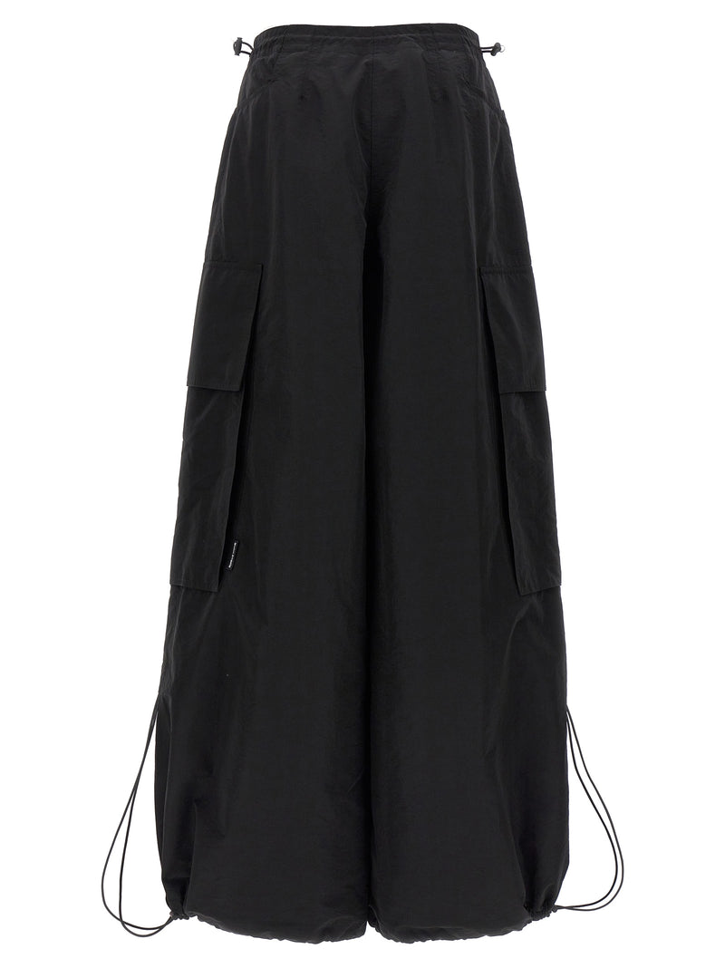 Palm Angels Black Polyamide Casual Pants
