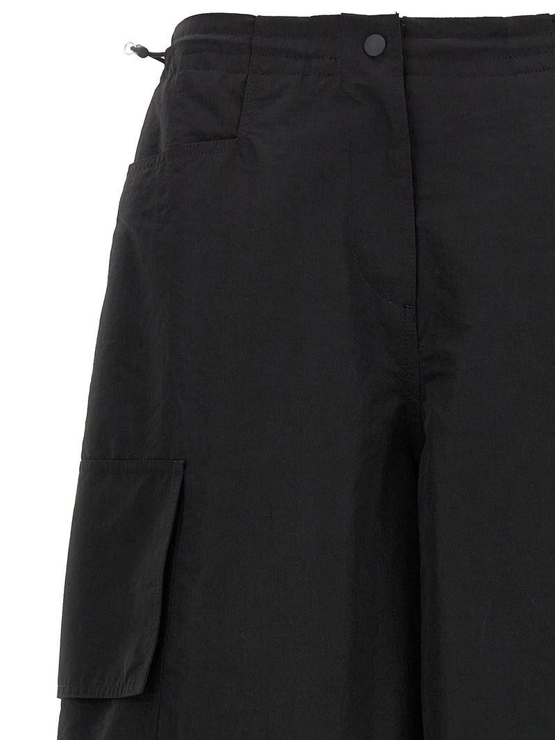 Palm Angels Black Polyamide Casual Pants