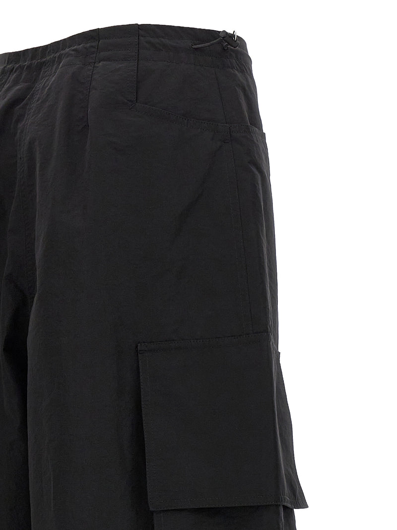 Palm Angels Black Polyamide Casual Pants