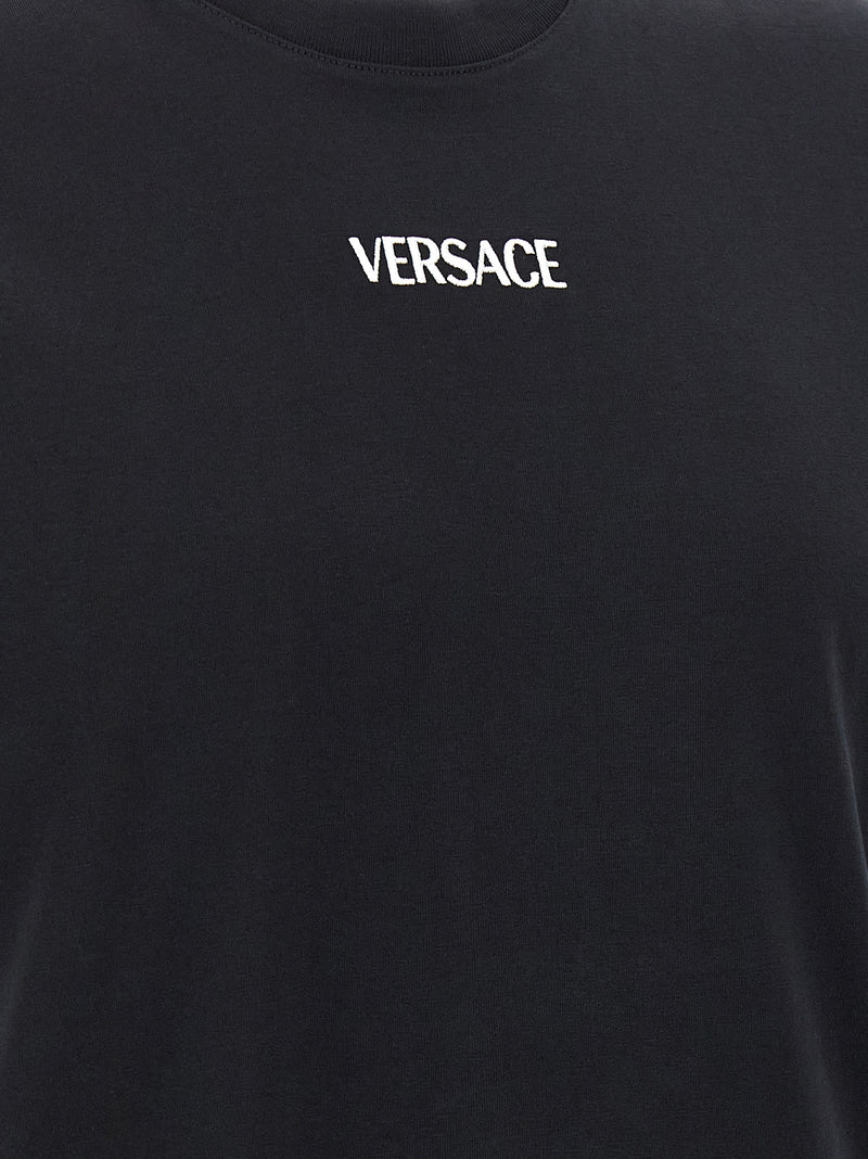 Versace Black Cotton T-Shirt