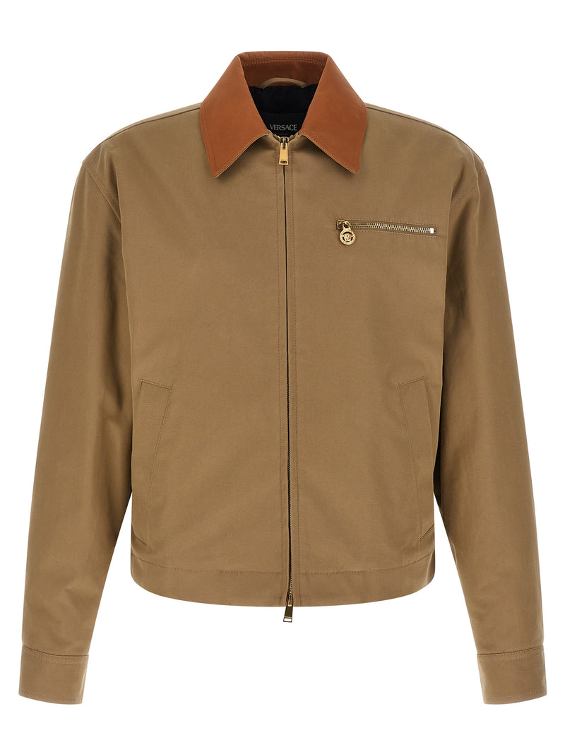 Versace Beige Cotton Jacket