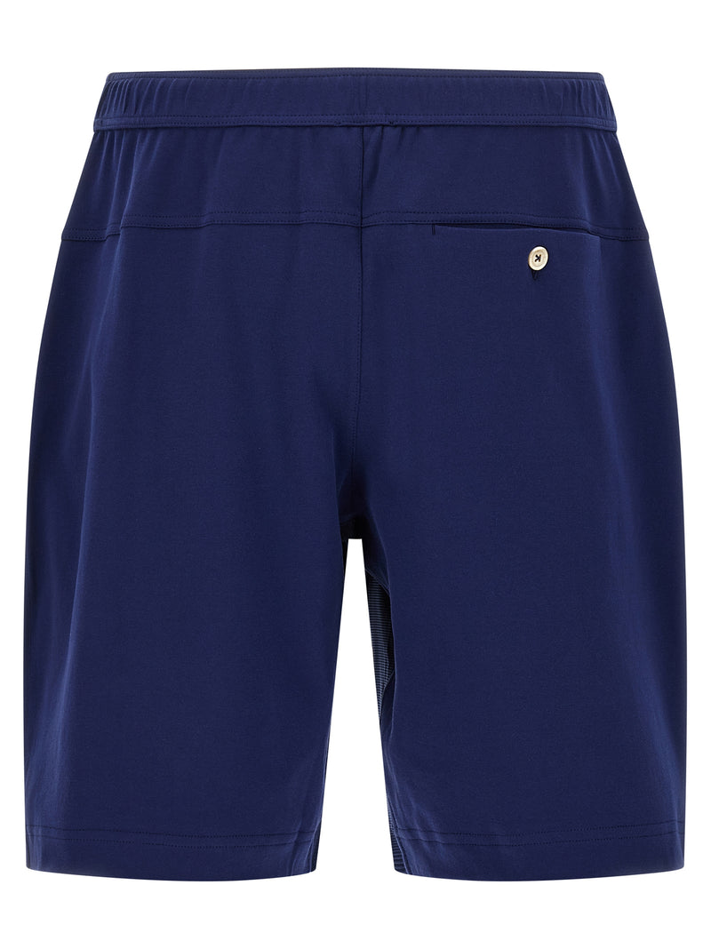 Brunello Cucinelli Blue Cotton Bermuda Shorts