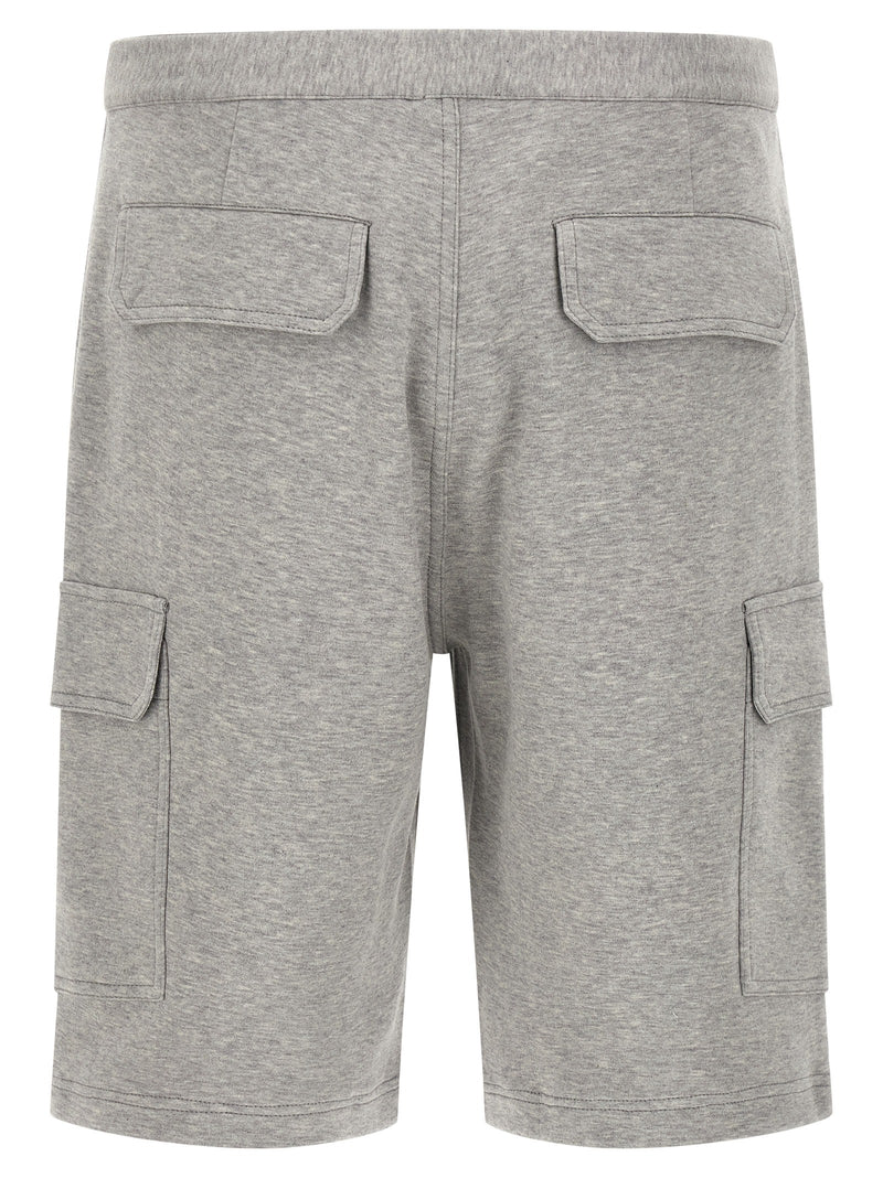 Brunello Cucinelli Gray Cotton Bermuda Shorts