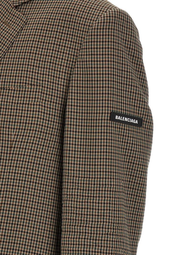 Balenciaga Brown Lyocell Blazer