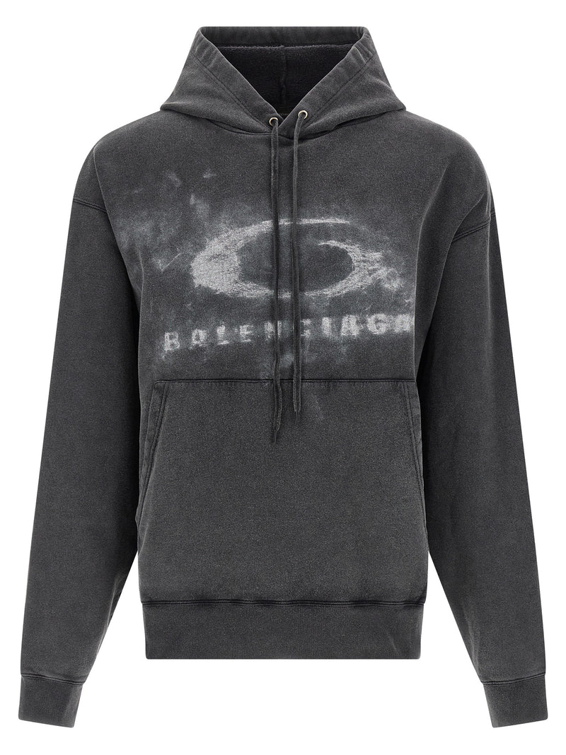 Balenciaga Bicolor Cotton Sweatshirt