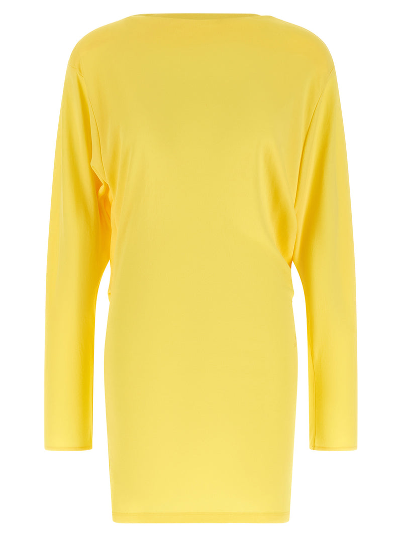 Jacquemus Bicolor Viscose Short Dress
