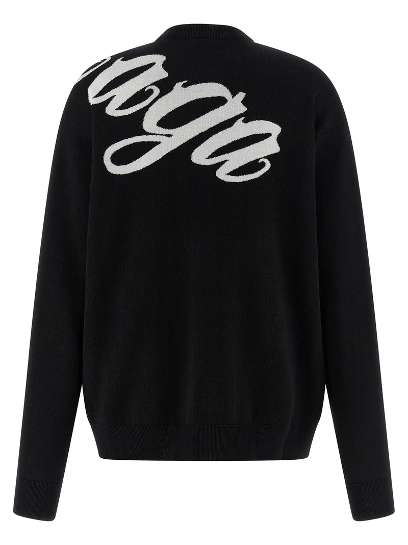 Balenciaga Bicolor Cotton Cardigan