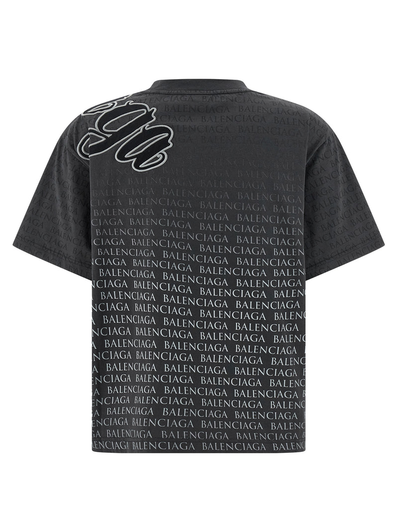 Balenciaga Black Cotton T-Shirt