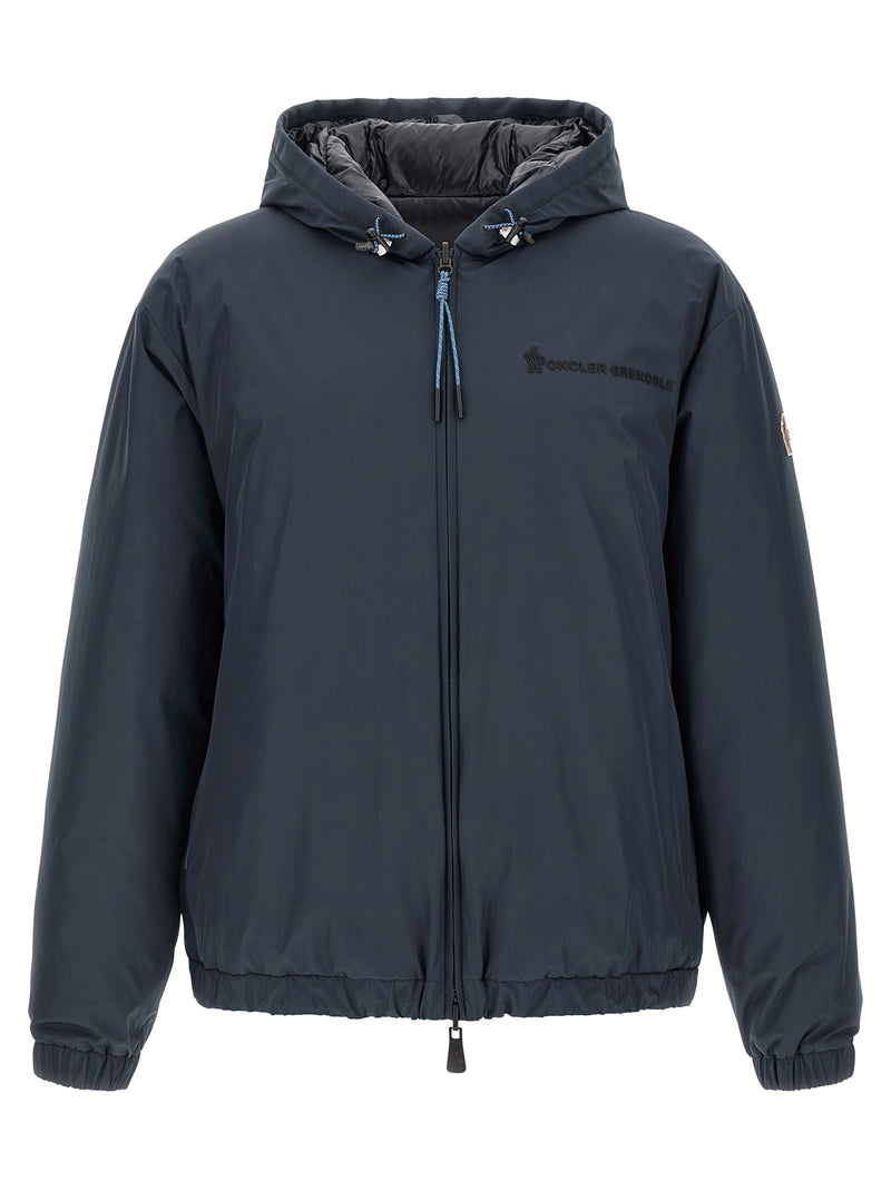 Moncler Grenoble Blue Polyamide Shell Jacket