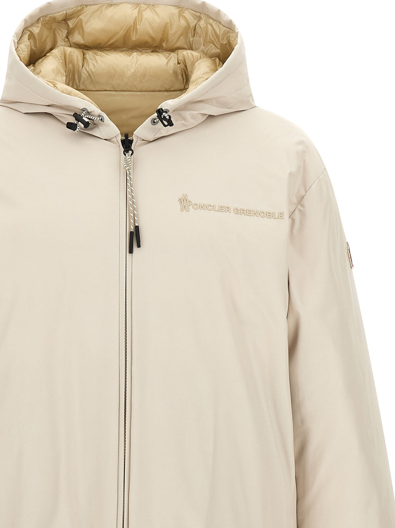 Moncler Grenoble Beige Polyamide Shell Jacket