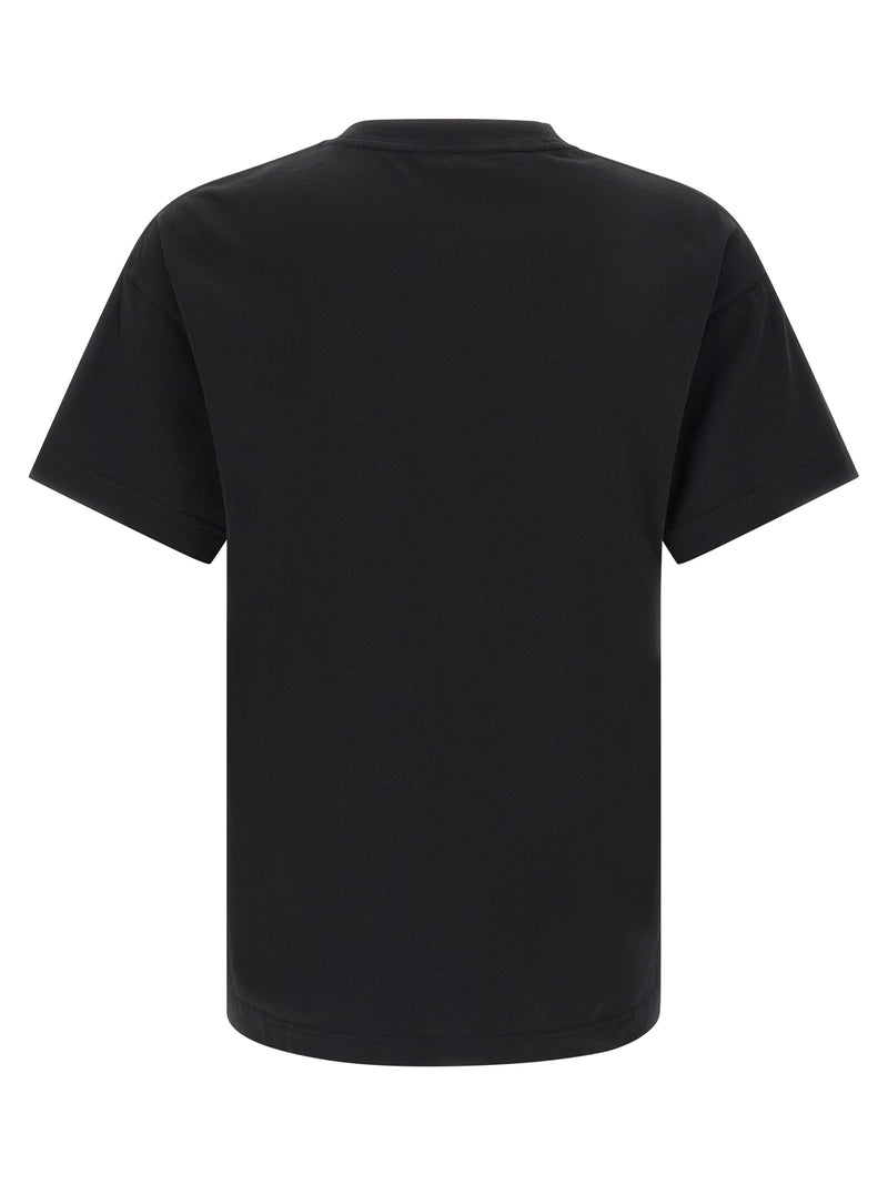 Palm Angels Black Cotton T-Shirt