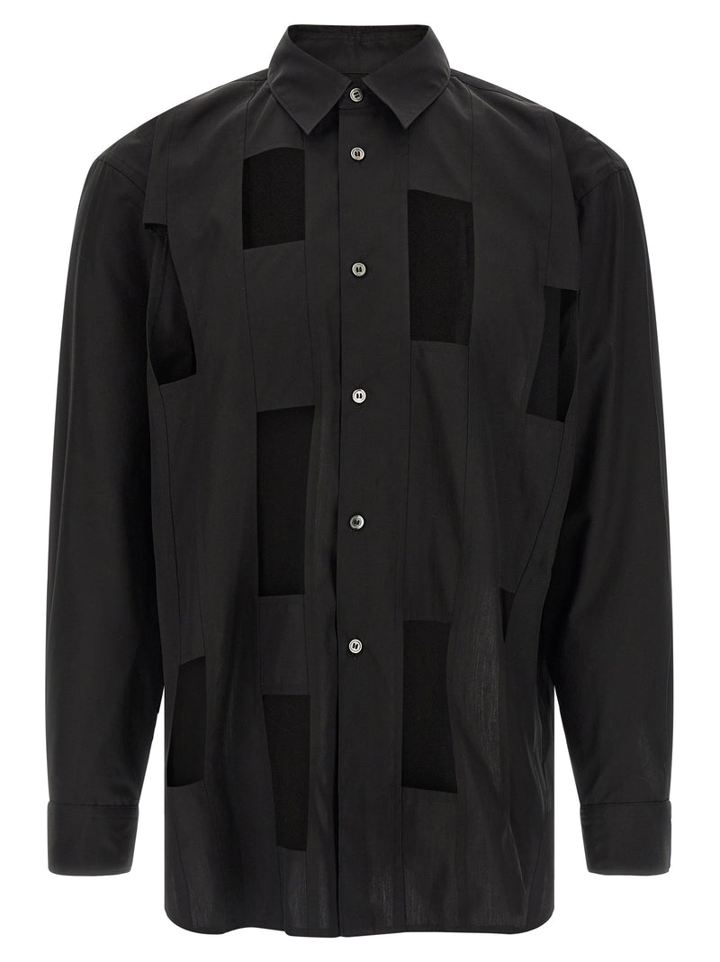 Comme Des Garçons Black Cotton Blouse