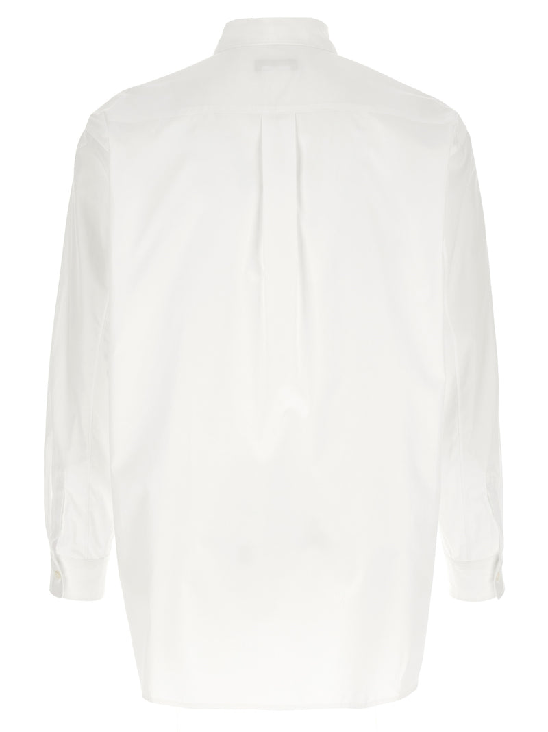 Comme Des Garçons White Cotton Blouse