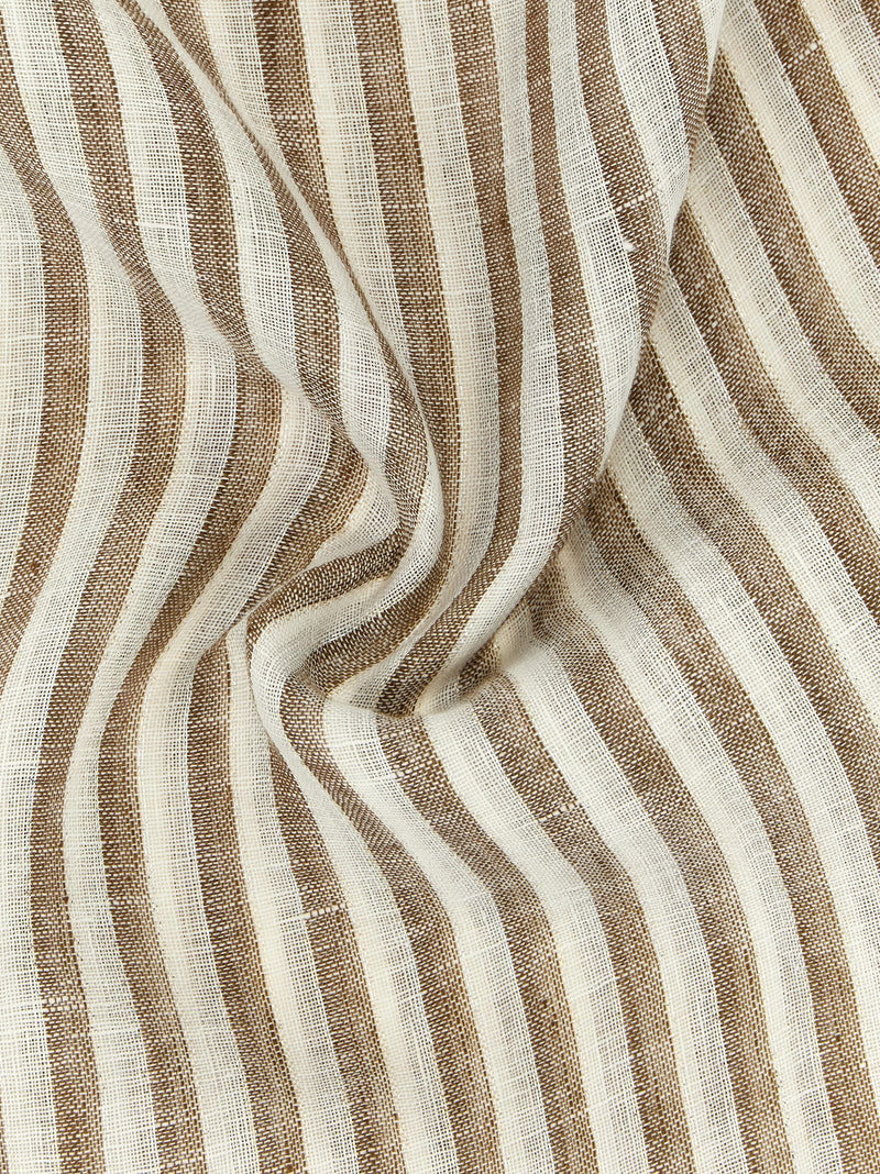 Brunello Cucinelli Brown Linen Scarf