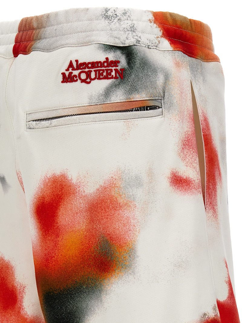 Alexander McQueen Multicolor Cotton Bermuda Shorts