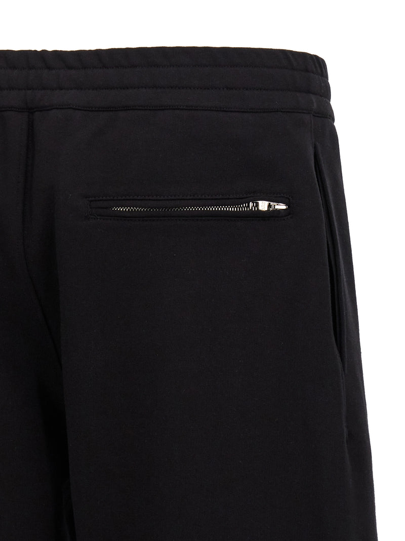 Alexander McQueen Black Cotton Bermuda Shorts