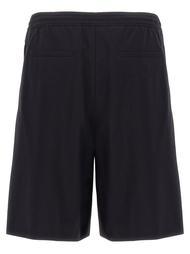 Givenchy Blue Elastane Bermuda Shorts
