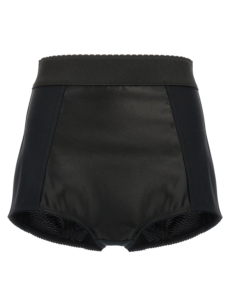 Dolce & Gabbana Black Polyamide Bermuda Shorts