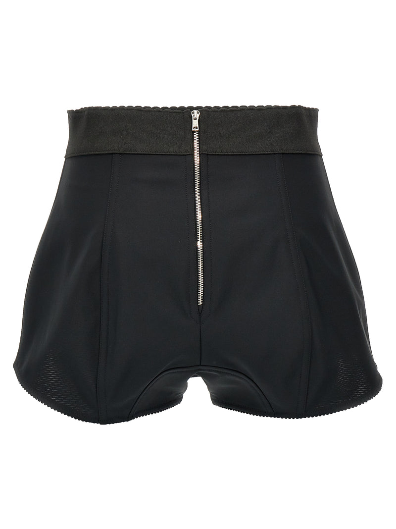 Dolce & Gabbana Black Polyamide Bermuda Shorts
