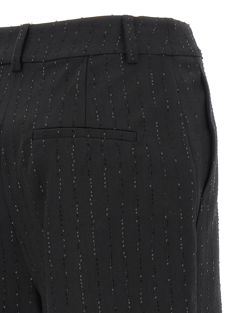Max Mara Black Virgin Wool Bermuda Shorts