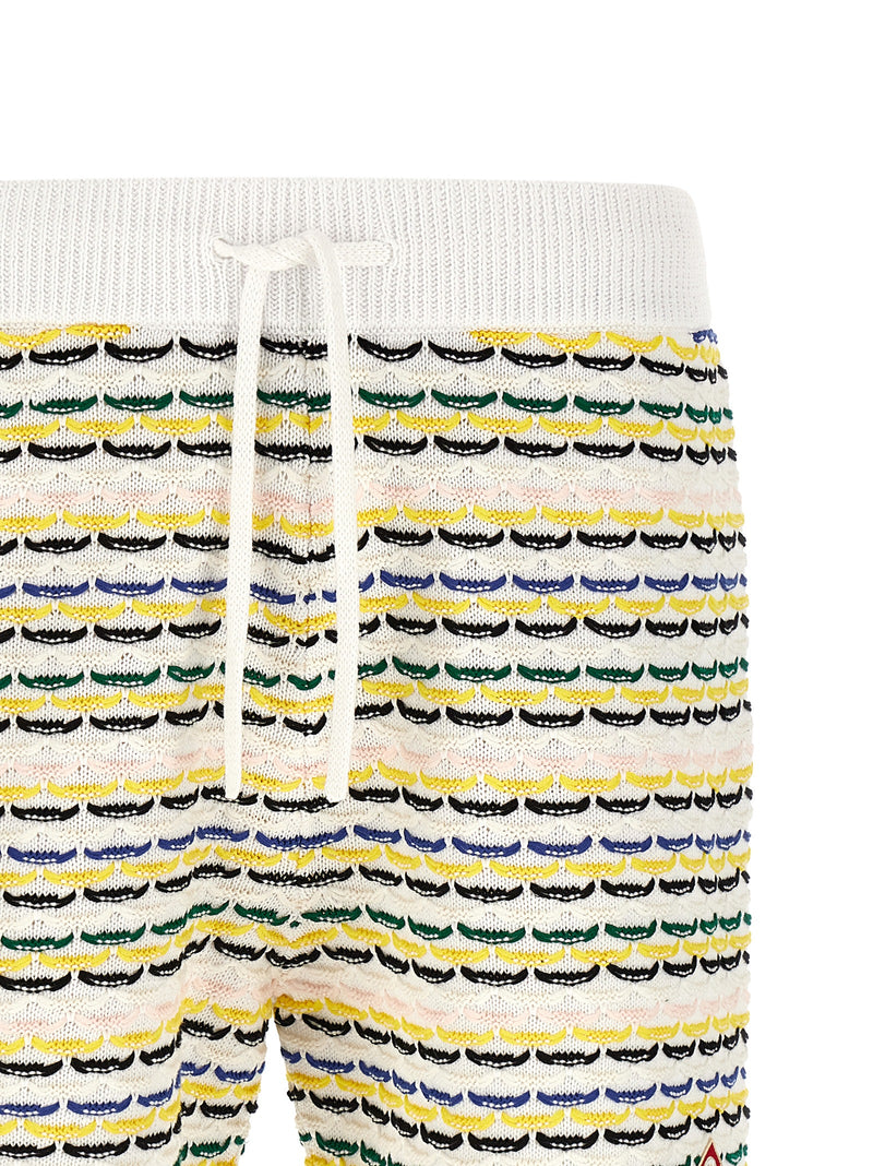 Casablanca Multicolor Cotton Bermuda Shorts