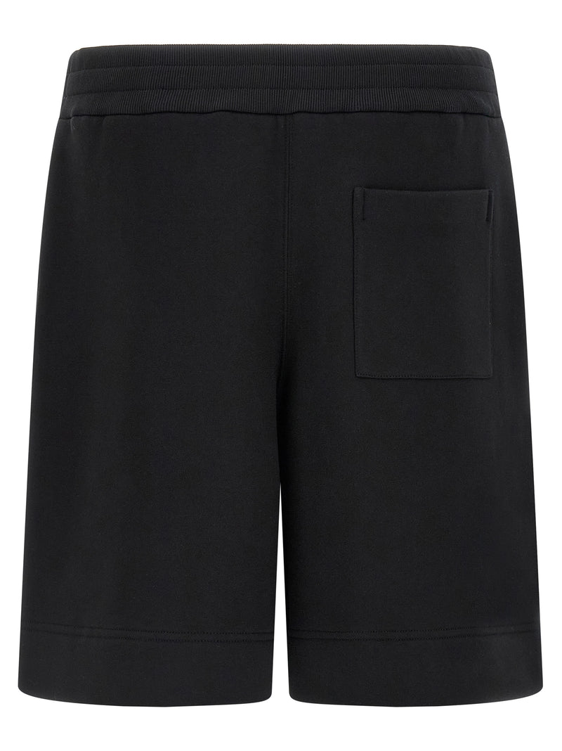 Jil Sander Black Cotton Bermuda Shorts