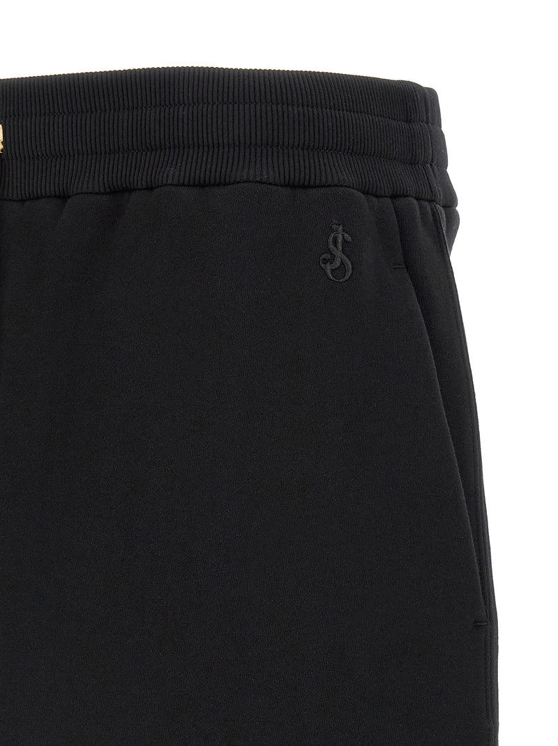 Jil Sander Black Cotton Bermuda Shorts