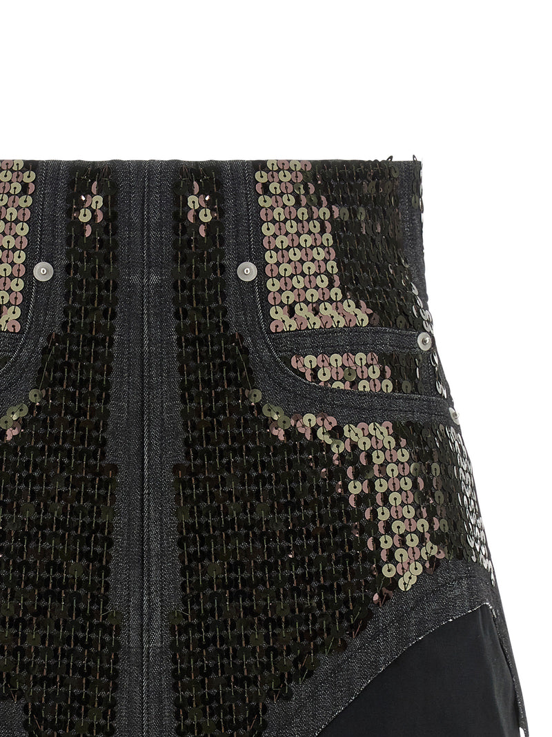 Rick Owens Black Cotton Bermuda Shorts