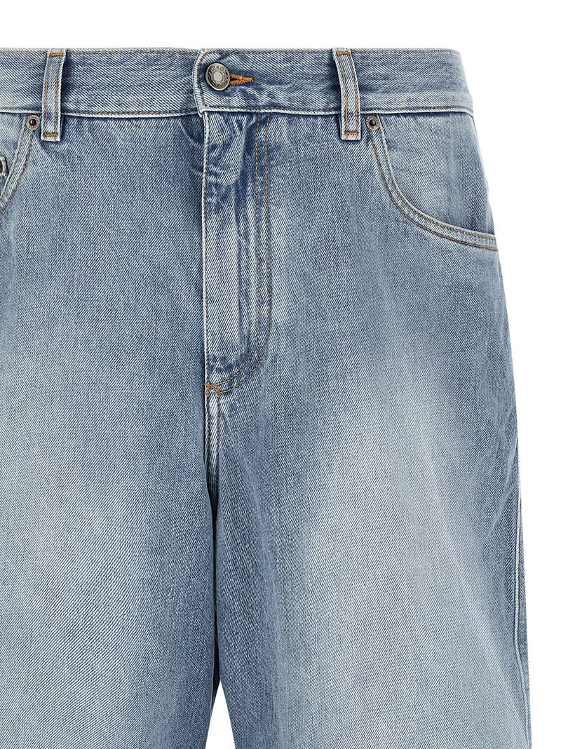 Dolce & Gabbana Blue Cotton Bermuda Shorts