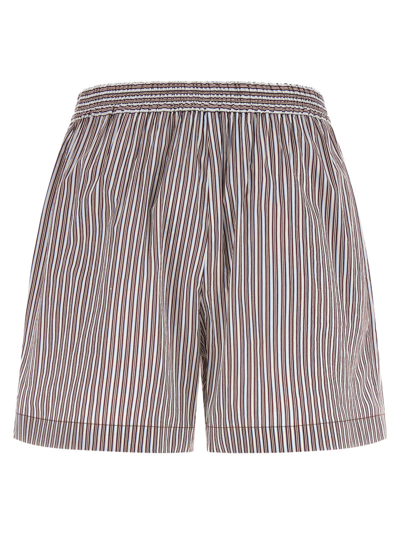 Brunello Cucinelli Bordeaux Cotton Bermuda Shorts